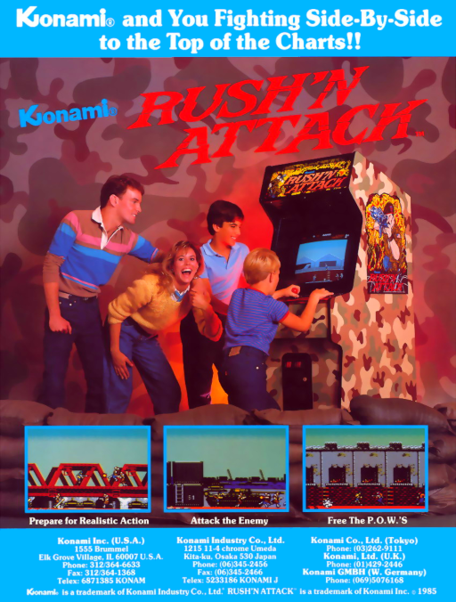 Rush'n Attack Game Cover